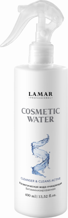 Косметическая вода очищающая, витаминизированная Lamar Professional COSMETIC WATER, 400 мл